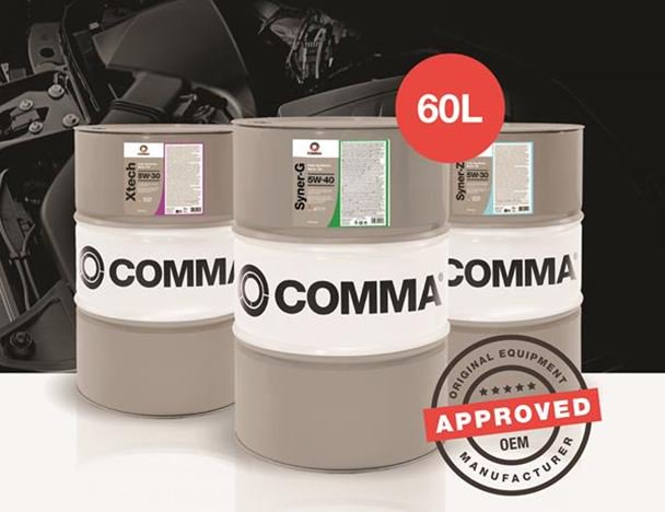 With over 99% of the UK vehicle car parc covered by Comma's Performance Motor Oil range, workshops will be pleased to hear about the launching of our new 60L  grades of the most popular PMO products, including Eco-FE Plus 0W30