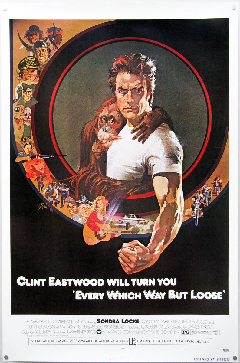 FilmOnPaper's tweet photo. RIP design titan Bill Gold who was responsible for countless classic posters, most notably for the majority of Clint Eastwood’s films. The attached might just be by favourite. Here are some others: https://t.co/ndgjBjiBy6 https://t.co/7qlhM1aujo