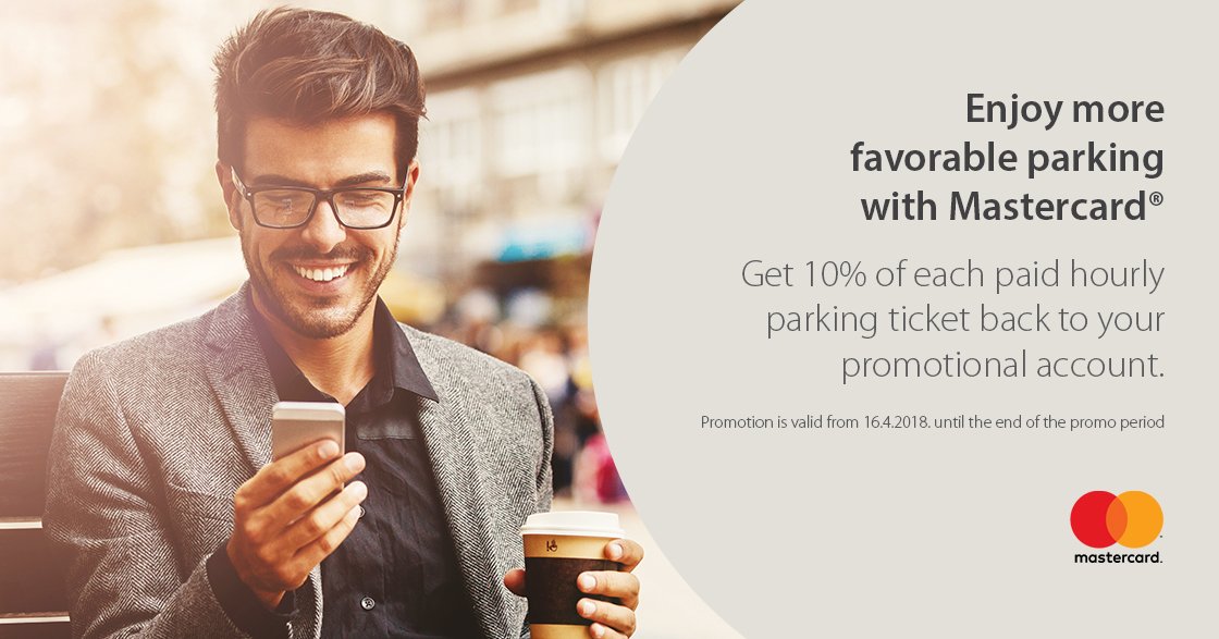 Enjoy using #PayDo even more! Pay for parking using <a href="/Mastercard/">Mastercard</a> and get 10% of each paid parking ticket back to your promotional account. paydo.hr

#PayDo #Mastercard #parking #app #Croatia #Travel
