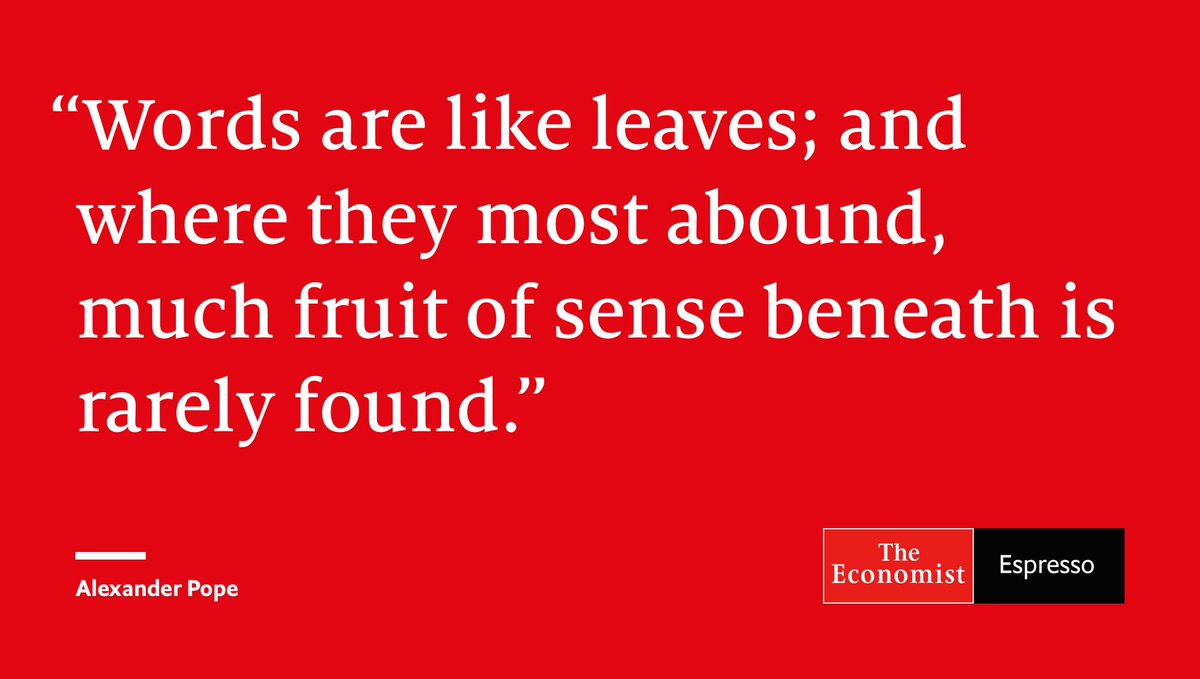 nishchintsatam's tweet photo. From The Economist Espresso: Quotation of the day https://t.co/nLZUwmOdTj https://t.co/jfD7qwmObQ