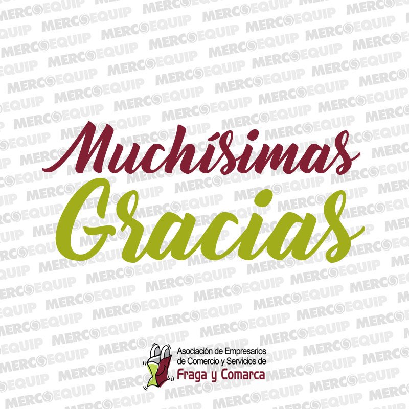 comerciofraga's tweet photo. Estamos superagradecid@s por todas las visitas de amig@s, conocid@s y público en general que hemos recibido durante todo el fin de semana en #MercoEquip2018 😍😍😍 ¡Fuisteis muchos y así da gusto! #tarjetadefidelizacion #yocomproenfraga #ahorro #comercio #fraga #stand #feria https://t.co/Ym5vWJWnBR