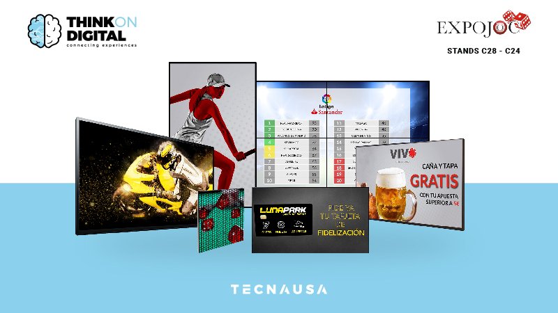 thinkondigital's tweet image. Think On Digital presenta en #ExpoJoc Valencia sus soluciones en Pantalla de LED y Video Wall para #SalonesdeJuego buff.ly/2IAo6jU