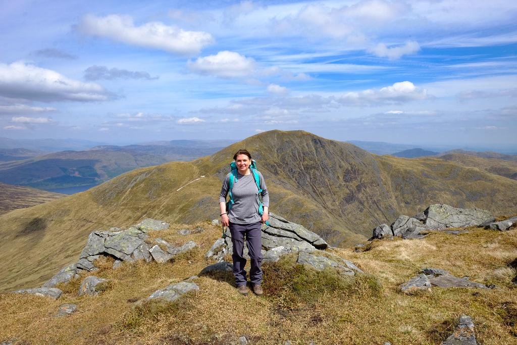 My legs and arms might be rather sore today but I *loved* scrambling up the front of the Prow at Stuc a Chroin on Saturday. Where should I scramble next?! #munrobagging #benvorlich #getoutside #mycraghoppers #scotlandisnow