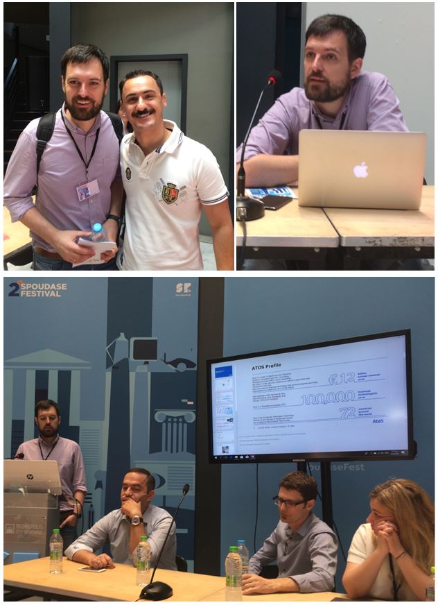 Our Senior Expert Lampros Pappas participated in the 2nd Meet the Experts panel event by Athens Tech College during the 2nd Spoudase Festival. Well done! #AtosSupportsYouth