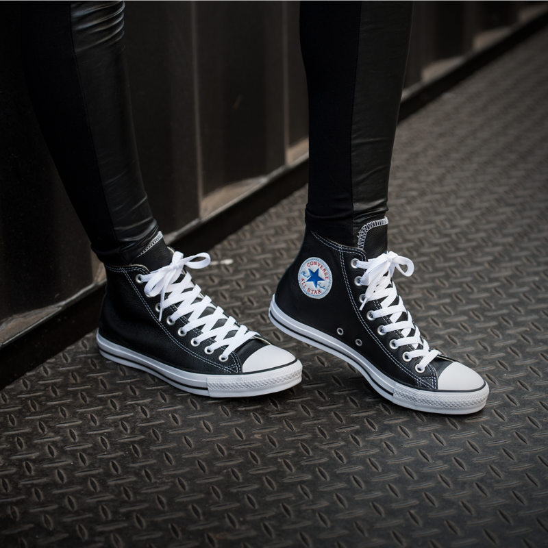 black converse aesthetic