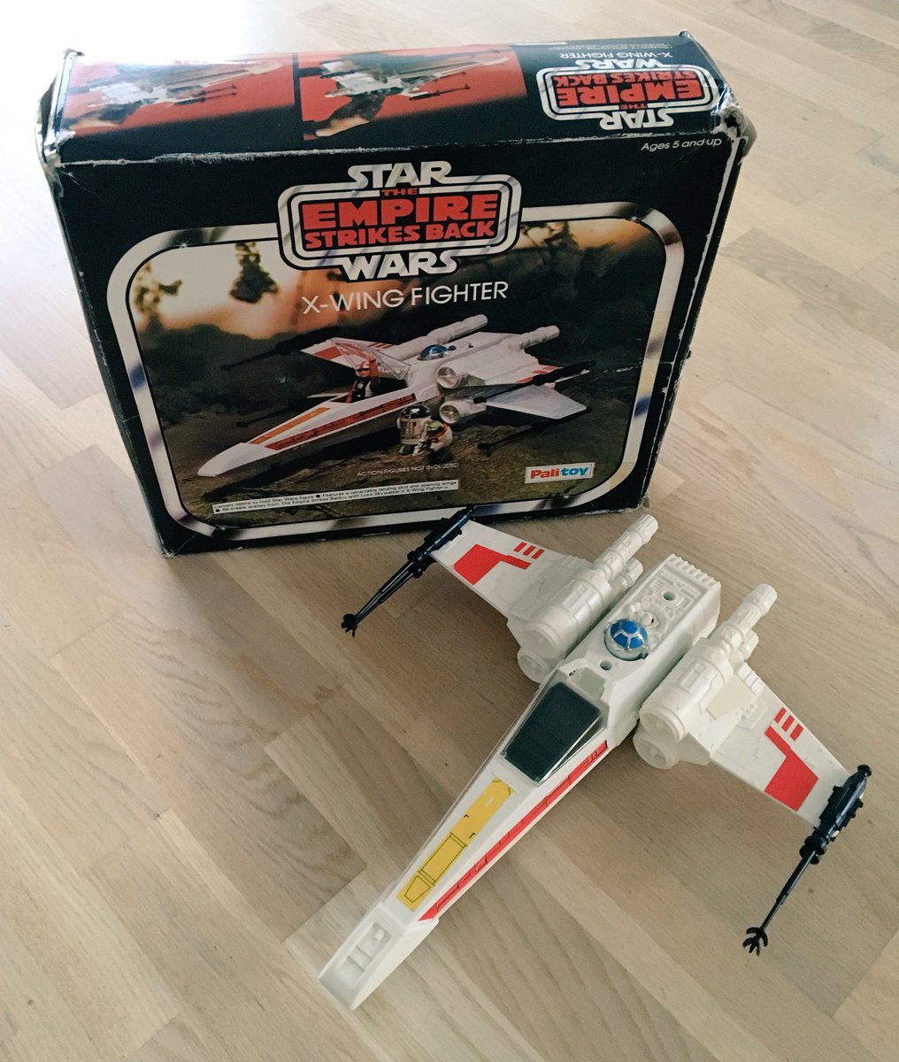 x wing fighter toy 1980