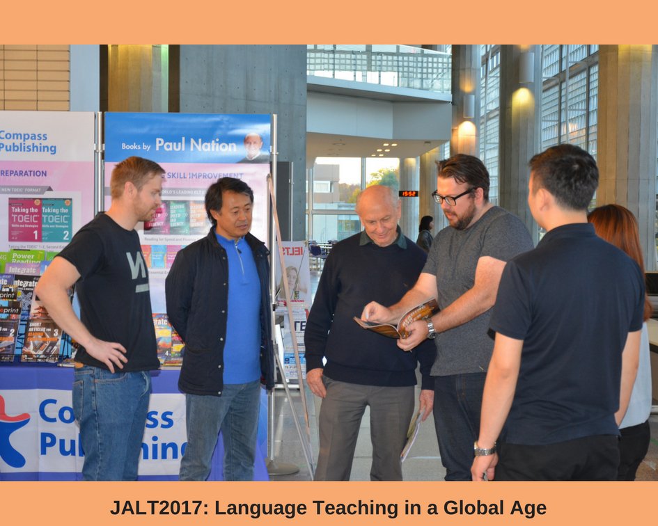 jaltorg's tweet photo. Were you at #JALT2017?
Can you tell us more about this photo?
Hope to see you at #JALT2018! 🌟 https://t.co/5ujzfKBHut