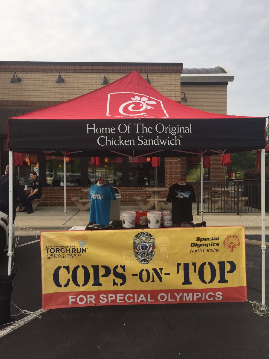 KAndersonFam's tweet photo. Come out to the White Oak Chick-fil-A in Garner to help us raise money for Special Olympics.  @GarnerPolice @ChiefZuidema @SONC_BeAFan @TownofGarner @ChickfilAGarner https://t.co/IXZ9aMTrL1