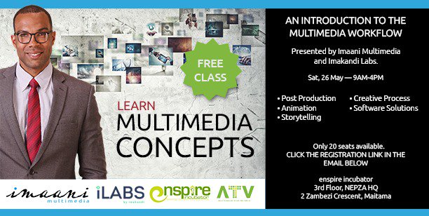 enspireATV's tweet photo. Are you interested in Multimedia? We have a team from Indianapolis USA in Abuja giving a free one-day workshop. Only 20 seats!!
Date &amp; Venue: Saturday, 26 May, 2018 (9am-4pm)
Enspire Incubator, 3rd Floor NEPZA HQ, 2 Zambezi crescent, Maitama.
Register here https://t.co/vDEG3M7lsx https://t.co/2biTtze6bE