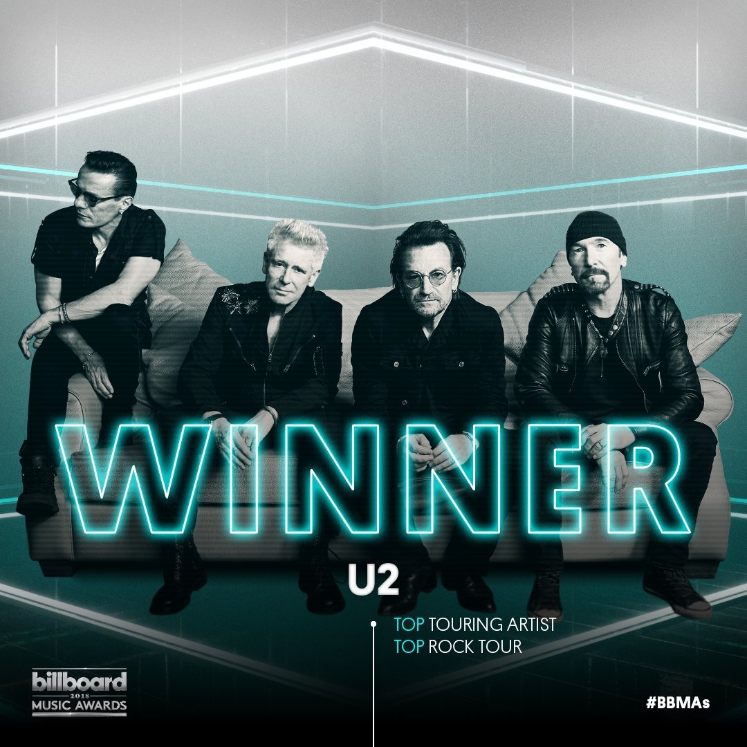 U2Argentina's tweet image. #BBMAs | @U2 recibe dos premios:
Top Touring Artist y Top Rock Tour por #U2TheJoshuaTree2017
@BBMAs @billboard @BillboardArg @LiveNation @DGEArgentina