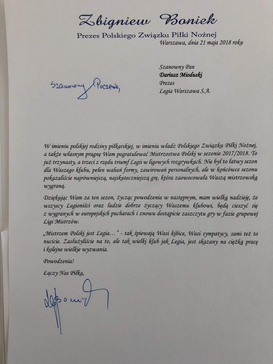 Zbigniew Boniek tweet media