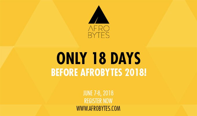 SocialAfrobytes's tweet photo. Only 18 days to meet the 2018 African Tech Industry Leaders.
You can't miss the opportunity to do business with them: https://t.co/GJiL1rn6iz
Register now for Early Bird Tickets on https://t.co/3s02YfUui5
Get a 1-day or 2-day pass https://t.co/w7oWe4BN9f