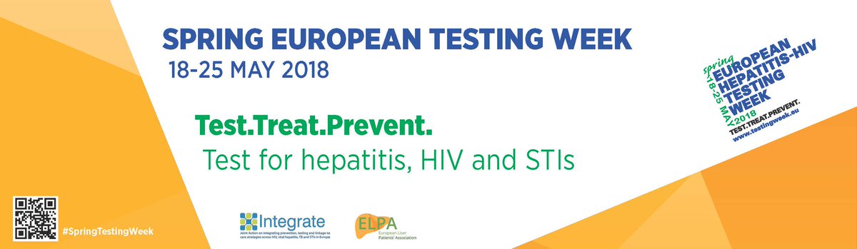 IntegrateJA's tweet photo. #IntegrateJA in collaboration with @HepatitisEurope are launching the #SpringTestingWeek pilot campaign on 18-25 May 2018, to promote #testing and increased #HIV/#Hepatitis status #awareness,focusing on #integrated testing activities https://t.co/VmG4P6vMKj https://t.co/RO1L8cigPr