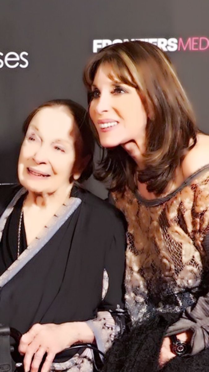 KATELINDER's tweet photo. How fortunate I am to have met #patricamorrison #103 #icon #soverytalented #RIP @YandR_CBS @YRInsider @CBSDaytime #kingandI https://t.co/oklDP9rtjQ