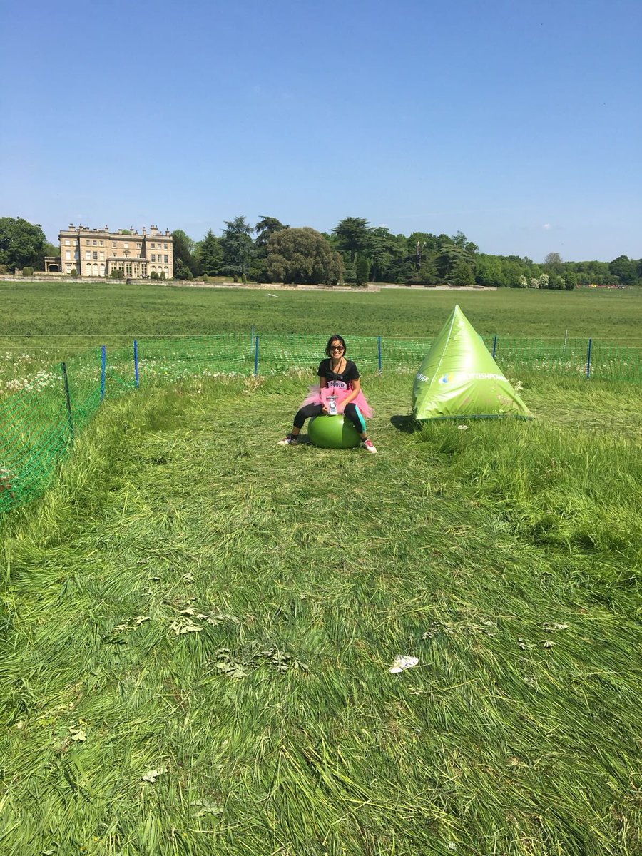 GlenDentist's tweet photo. Some action shots from yesterday! We’re definitely a little bit achy today! All for a great cause though! #prettymuddy #RaceforLife @CR_UK https://t.co/nnrRhMVROS