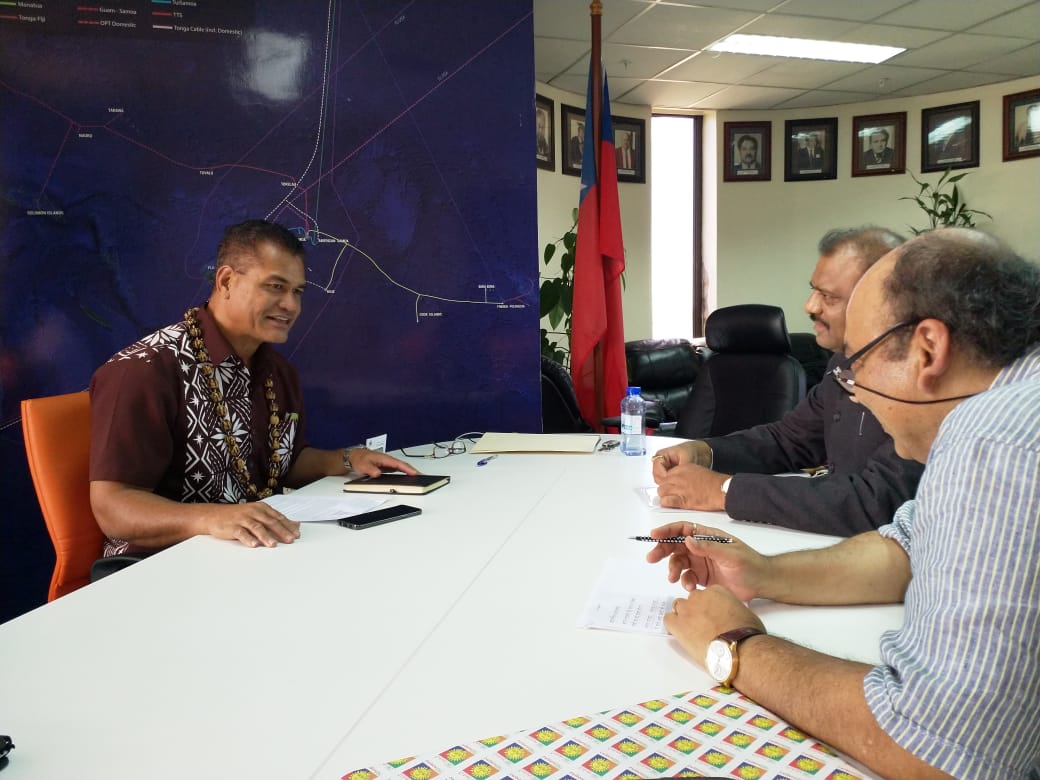 Minister of State for Tribal Affairs (MoS) Shri Jasvanthsinh Sumanbhai Bhabhor holding delegation level talks with acting Prime Minister of Samoa, Mr. Afamasaga Lepuiai Rico Tupa'i in Samoa today during first ever Indian ministerial visit to the country.
