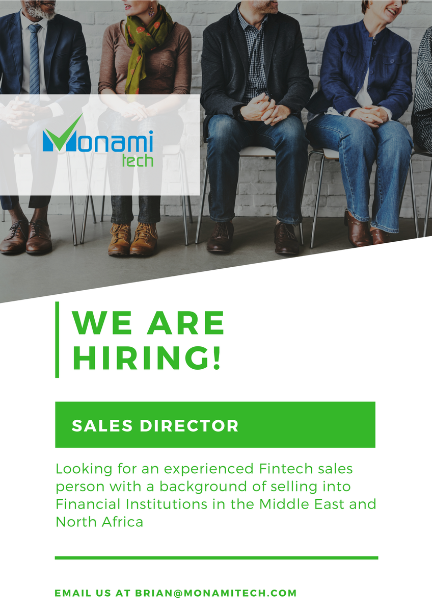 Monamitech01's tweet photo. We are looking for an experienced Fintech sales person to join our team! Email us your CV to brian@monamitech.com if you are qualified for the role. 

#Fintech #Hiring #Sales #Recruiting https://t.co/goiKYV7g36