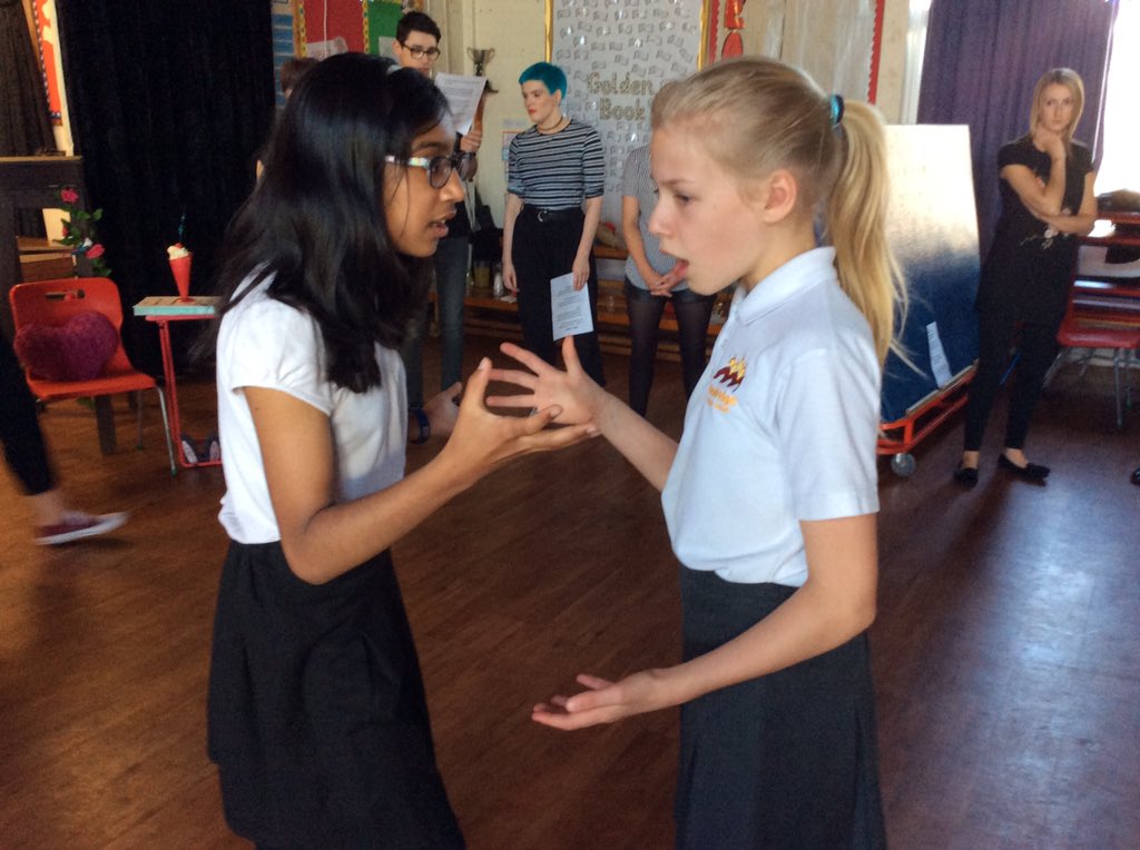 SeabridgeSchool's tweet photo. Shakespeare scenes from Romeo and Juliet #dramaclass @LauraKateHarvey @scarlet_theatre Year 6 are doing a grand job 🎭 https://t.co/zh1UNekS6L