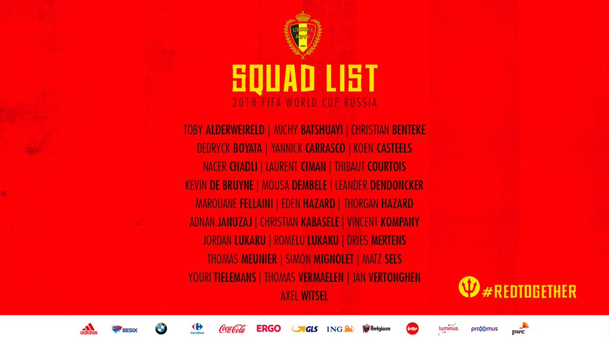 Mignolet named in provisional Belgium World Cup squad 
