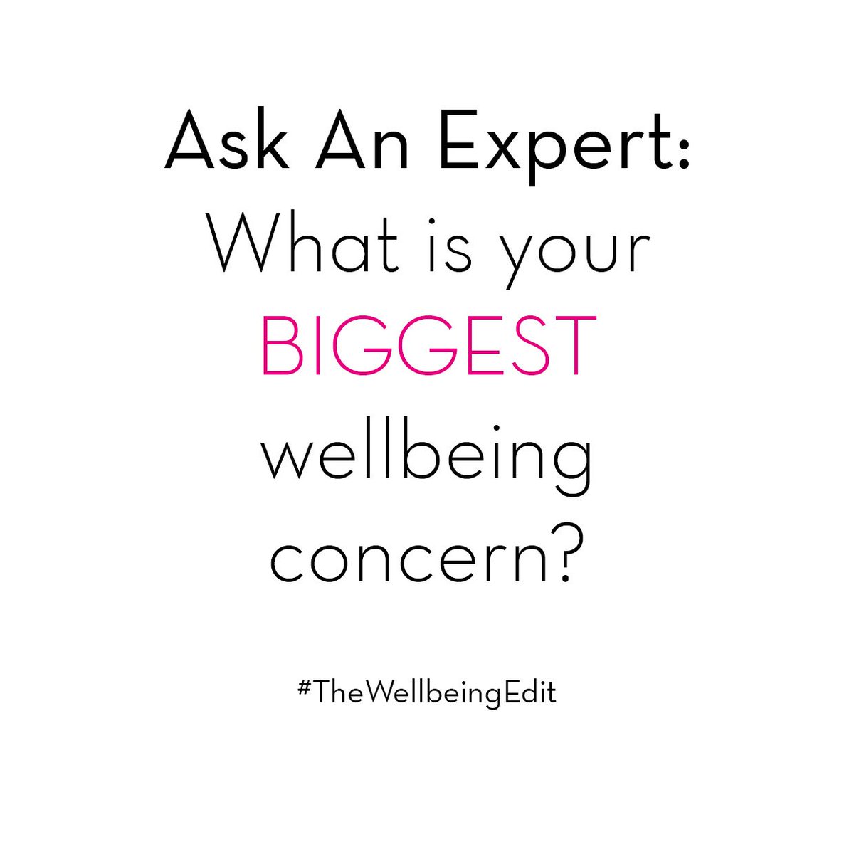 WOWbeaute's tweet photo. Beauties... โจWE NEED YOUR QUESTIONSโจ... let us know what YOUR biggest #wellbeing concerns are and you could be featured in our upcoming #wellbeingedit. We can't wait to hear from you! @FemaleBloggerRT #MotivationalMonday https://t.co/1p1XlU4fA6