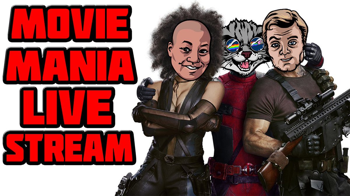 BanditInc's tweet photo. This week’s Movie Mania Live Stream. We talk Deadpool 2!

Showtime will be:
6pm Monday, Los Angeles, USA
8pm Monday, Houston, USA
9pm Monday, New York, USA

11am Tuesday, Sydney, Australia
9am Tuesday, Perth, Australia

2am Tuesday, London, UK (sorry, time zones are a bitch) https://t.co/DRBgGY3Bs7