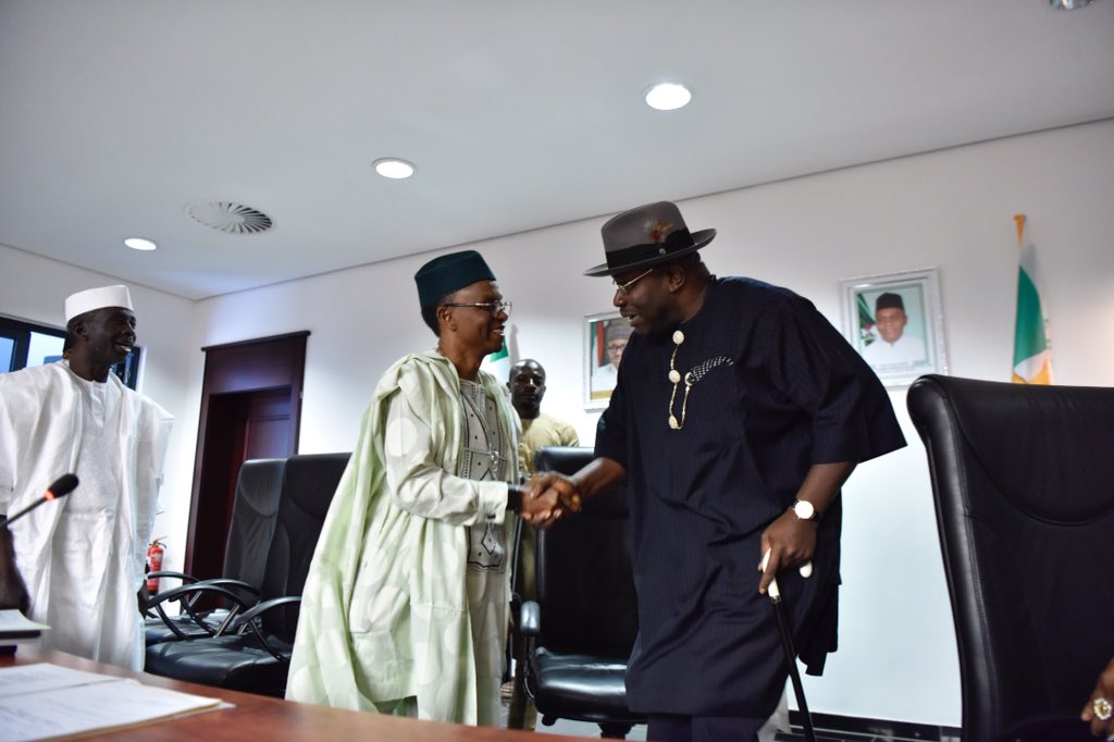 elrufai's tweet photo. I welcome the public support Gov. Seriake Dickson has given to the restructuring process. It has been our pleasure to receive him in Kaduna, and we appreciate his invitation to visit Bayelsa State. https://t.co/3vTHS5YGc2