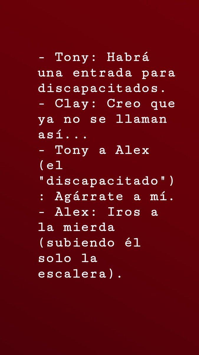 motionheaven's tweet photo. Tweet1: Me parece perfecto que en series de actualidad como en "Por 13 razones" aparezcan situaciones y diálogos como este. 
Adjunto foto con el diálogo pq el vídeo no se escucha muy bien. El vídeo lo podéis ver en el siguiente tweet.
#sharediversitas #diversidaduoc https://t.co/yWZhHPIxVn