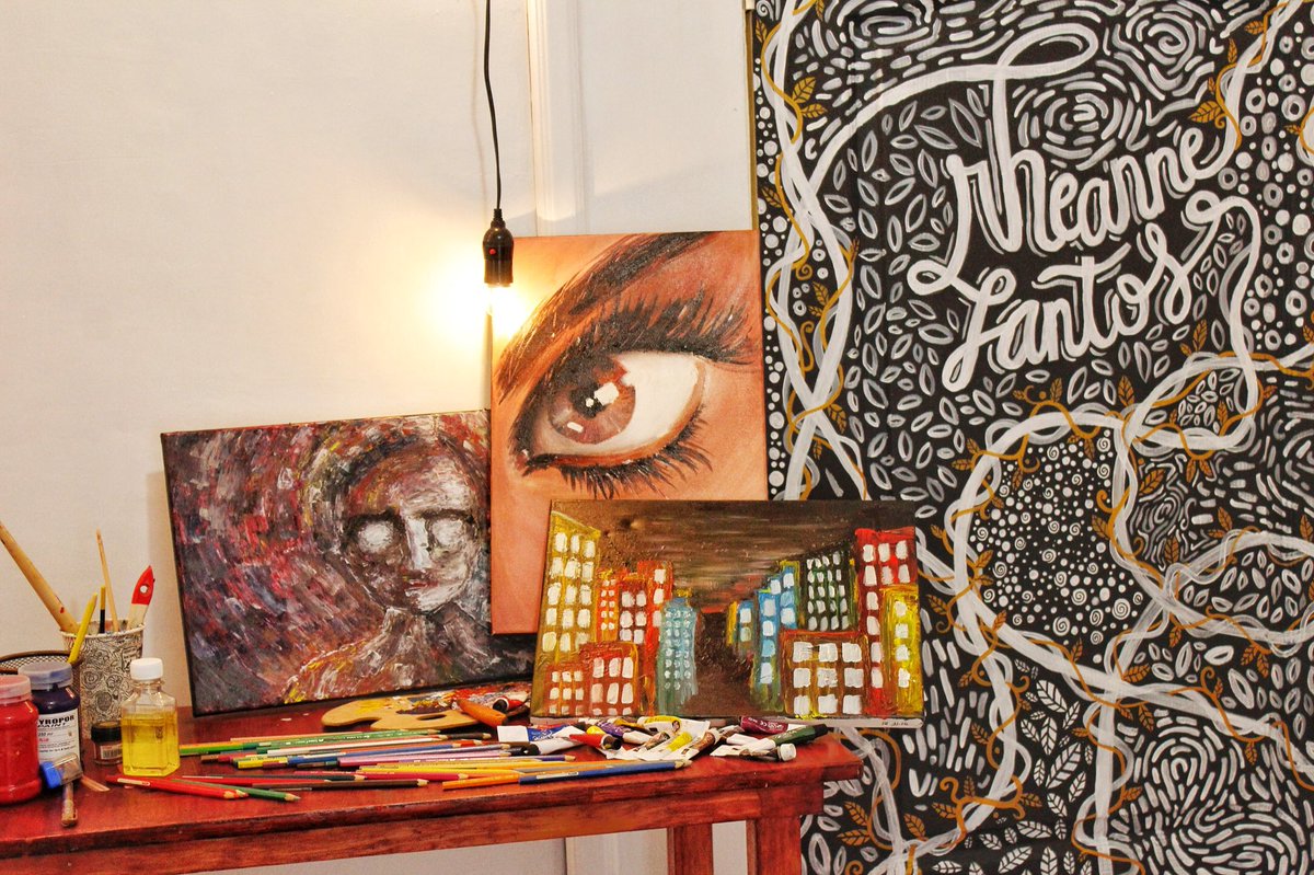 Rheanne_Santos's tweet photo. How do you even sell your paintings? And how would you even know it’s worth? Cause for me, they’re just a product of my emotions and sometimes, an outlet for my frustrations https://t.co/olJuJNgnDo