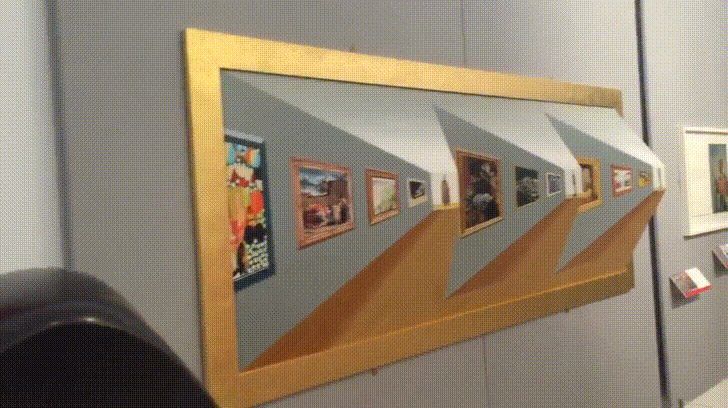 InterestingAsH's tweet photo. Awesome 3d art by Patrick Hughes https://t.co/7plBlCiamk