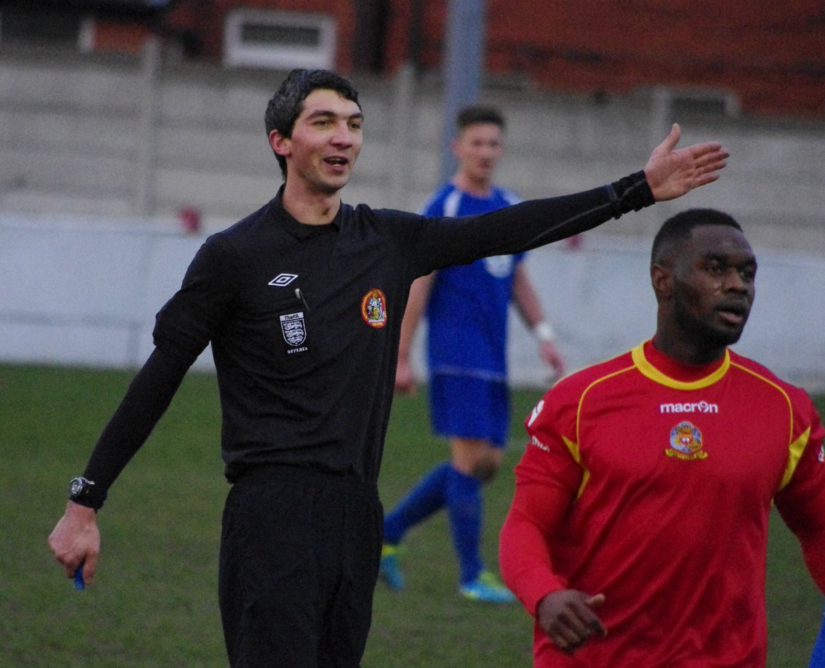 NottsFA's tweet photo. Congratulations Hristo Karaivanov who has been promoted to the Football League Assistant Referee Panel. A great achievement which caps off a good year of promotions for @Nottsfa referees. Keep up the great work. ⚽️ #NFARefs https://t.co/IlpYBnyoz9