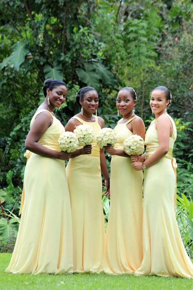 Beautiful, smart, chic & contemporary. #bridesmaids #mikolo #weddings #bridesmaiddresses #photography #weddingphotography #weddingfashion #style #fashion #Africanweddings #bridalbouquets