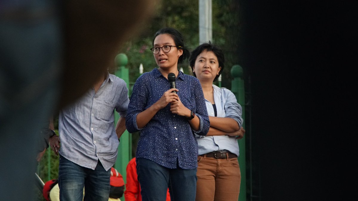 amnestyindo's tweet photo. [Breaking] Menurut Puri, Reformasi seharusnya adalah upaya merawat harapan. Terutama harapan atas terselesaikannya kasus-kasus pelanggaran HAM masa lalu. #ReformatReformasi https://t.co/T2f5O1SeZi