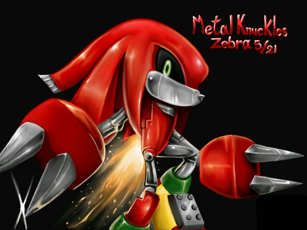 Zebra Twitterissa Metal Knuckles メタルナックルズ もう少し色んなシリーズに出してほしい存在が薄いナックルズ せっかくこんなにデザインかっこいいんだから Myart Sonicthehedgehhog Metalknules Sonicr Tw3ds T Co Ehkkfjkt2f