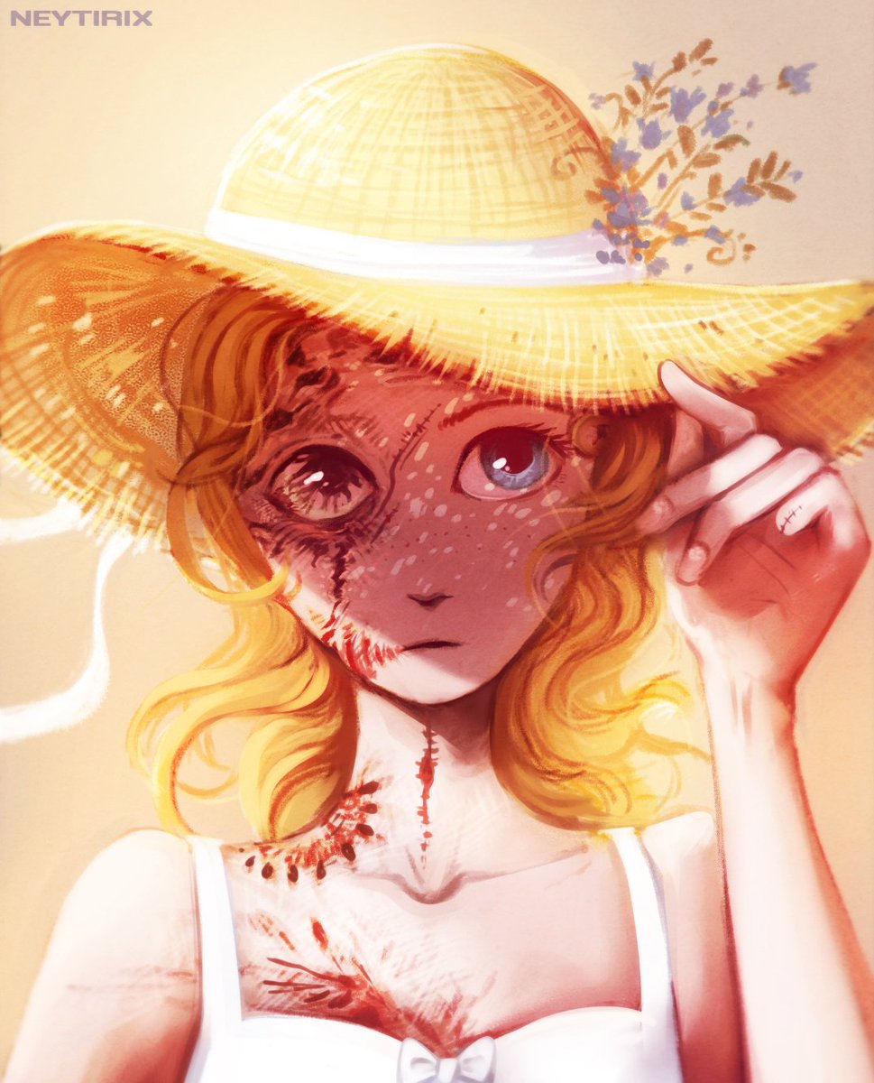Neytiirix's tweet photo. Her first warm summer after the apocalypse in a very very long time~ :3 https://t.co/bvVrQ7HoJ8