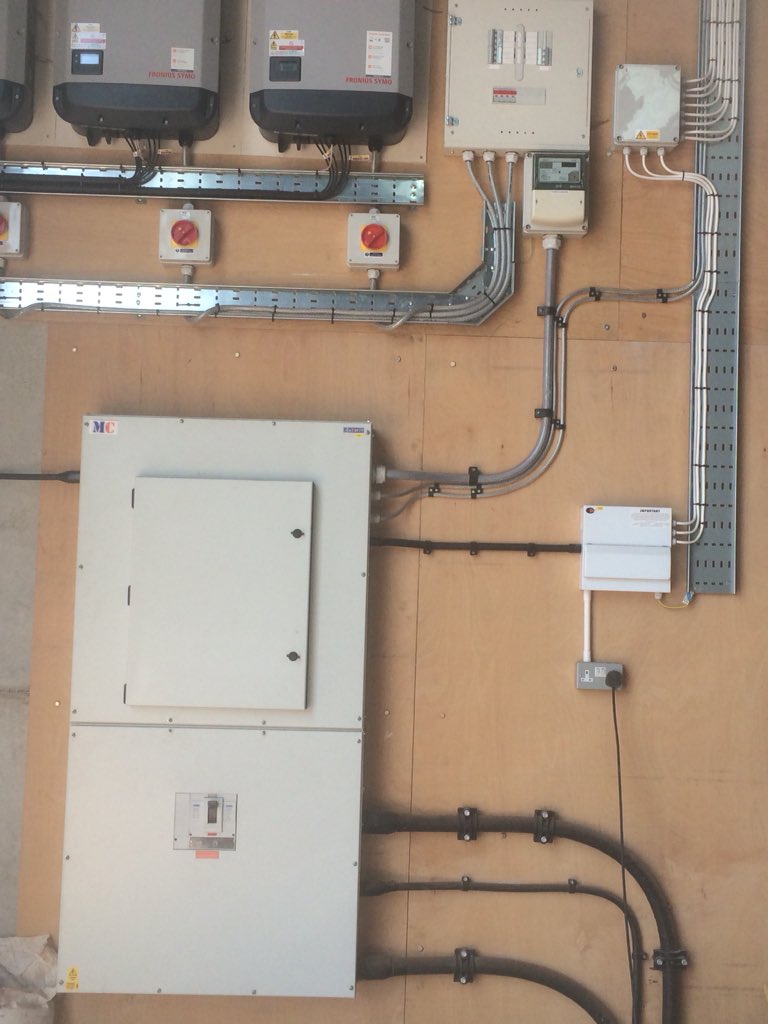 dottsolutions's tweet photo. Last bits on another farm today. Beast of a panel board from Proteus! https://t.co/VilMKSGIpK