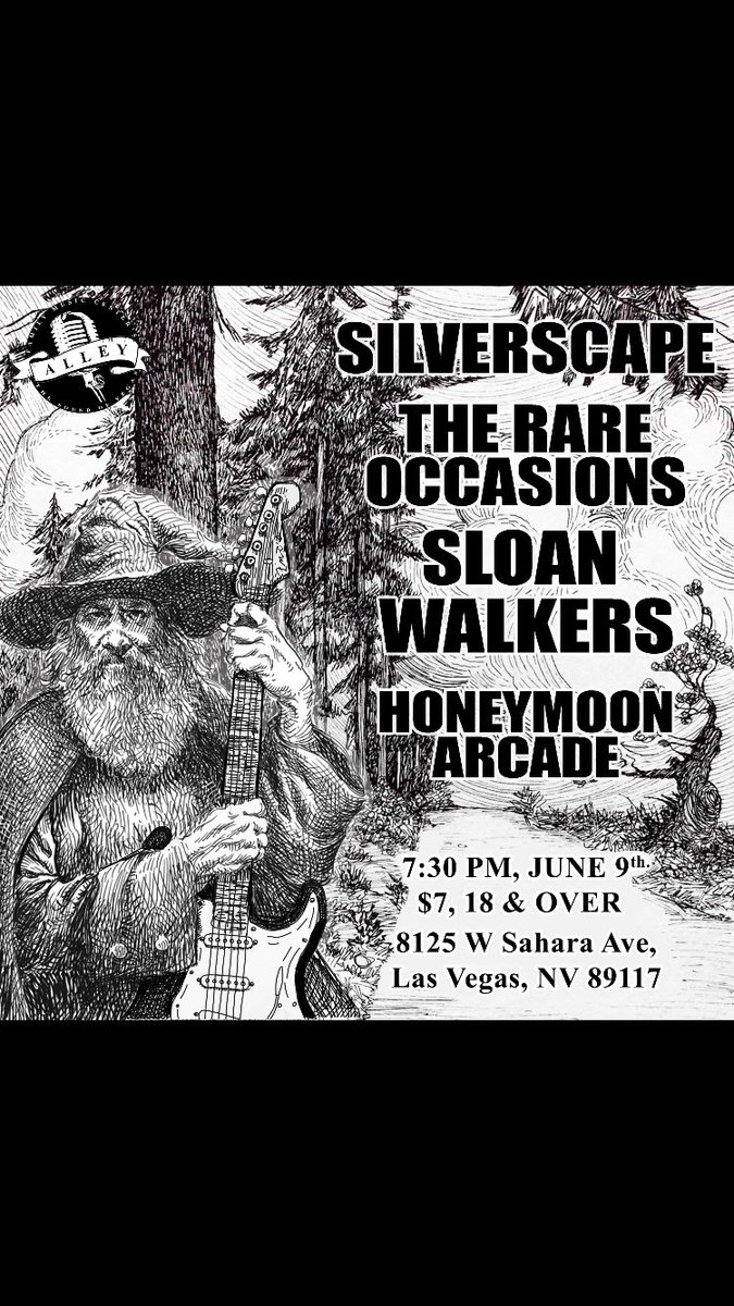 Mark your calendars for June 9th! Our headlining show is at The Alley. We’re going to be sharing the stage with some killer bands so don’t miss out! We have presales for $7! Dm us for tickets!
