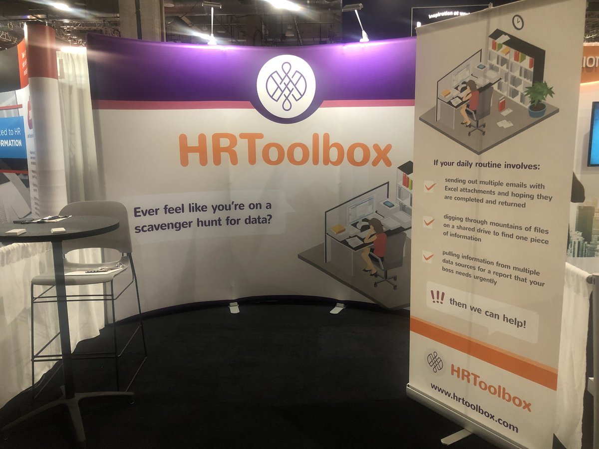 HRToolbox's tweet image. If you’re at @WorldatWork #TotalRewards18 today or tomorrow, come say hi at booth #111!