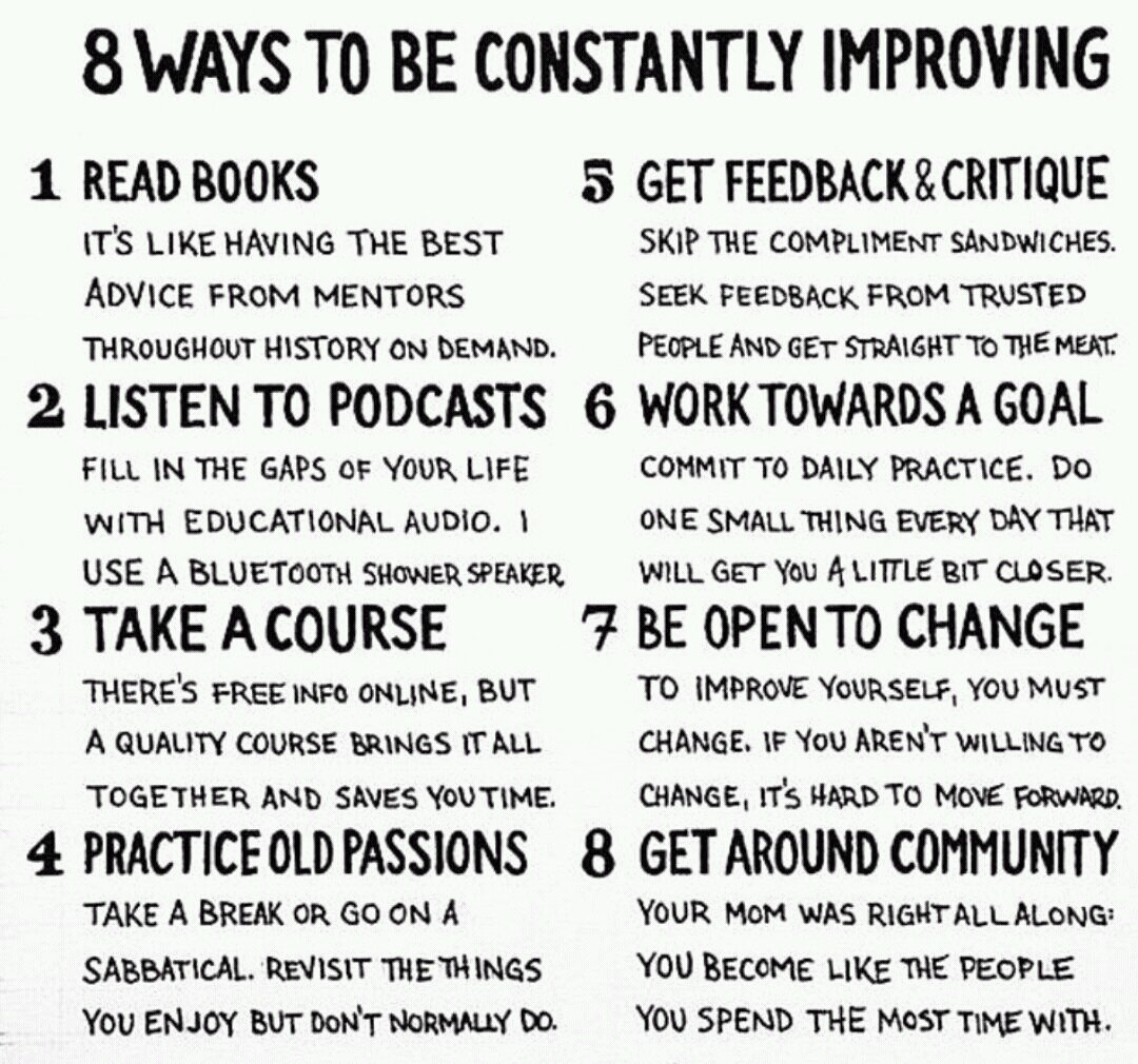 SuptMikeRowe's tweet photo. Do you want to get better each day?  Here are a few easy ways to improve and get where you want to be. #GetBetterEveryDay https://t.co/61Jxf9Gj9G