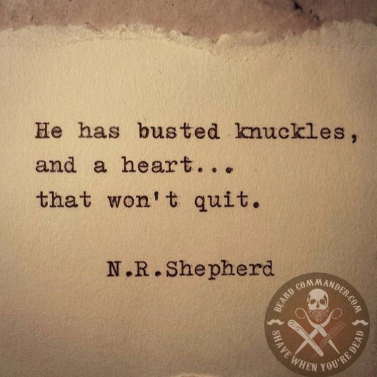 BeardCommander's tweet image. Monday Motivation!  We gonna just leave this right here...

#mondaymotivation #nevergiveup #dontquit #beardcommander #shavewhenyourdead