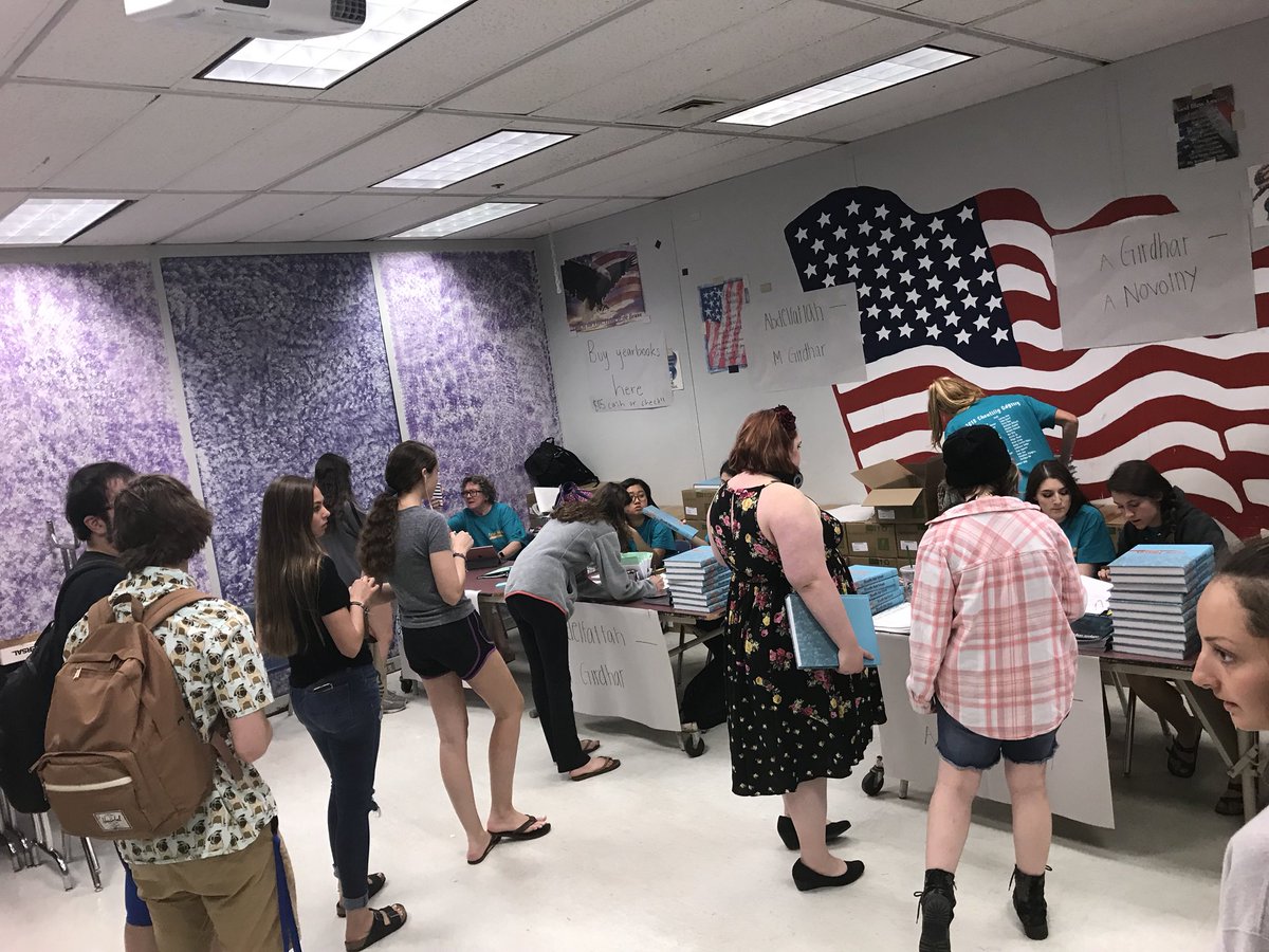 Pick up your yearbook in room 591 during lunches today! #chantillypride