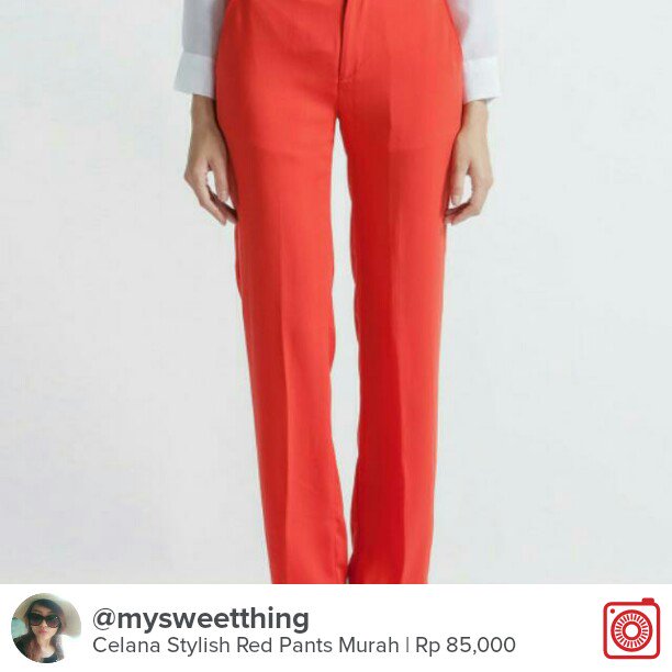 Selling Celana Stylish Red Pants Murah Rp 85,000 carousell.com/p/84685012 #carousell <a href="/carousell_id/">Carousell Indonesia</a>