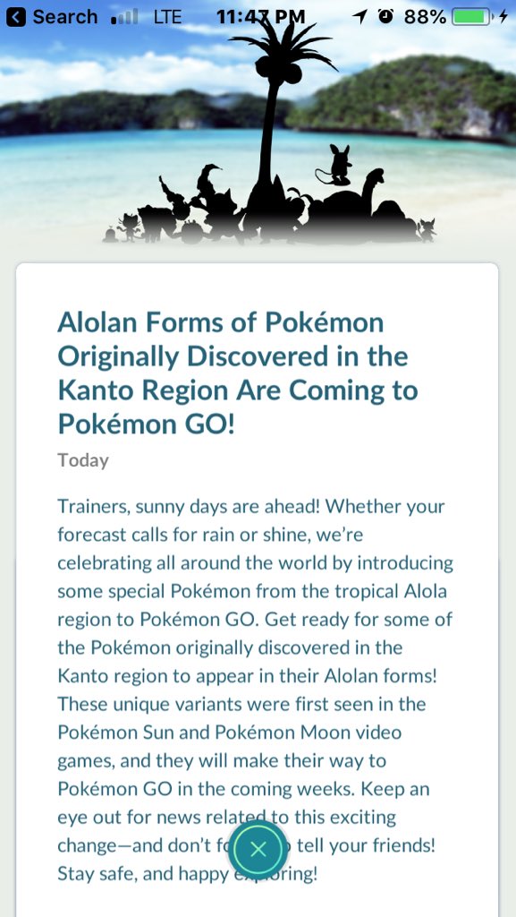 YNWAr3d5's tweet photo. @GoAldin @GoValorTeam @Crownjesus1 @CommunityGONews @PoGoAlohaRegion @VeganIsLove22 @PokemonGOHubNet #Alolanforms #LongneckedExeggutor #BlackMarowak(darktype) and more. Cant wait. https://t.co/XI1m6XscR2