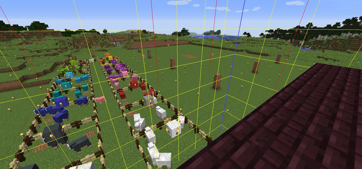 十六夜 霊魔 星屑 前回 簡素な羊牧場を作ったけど やっぱフェンスゲートだと逃げられる逃げられるｗ なので 今回はこんな感じでカラフリーな梯子式にしました これによって逃げられる心配は無い が ちょっと広くしすぎたかな ｗ Minecraft