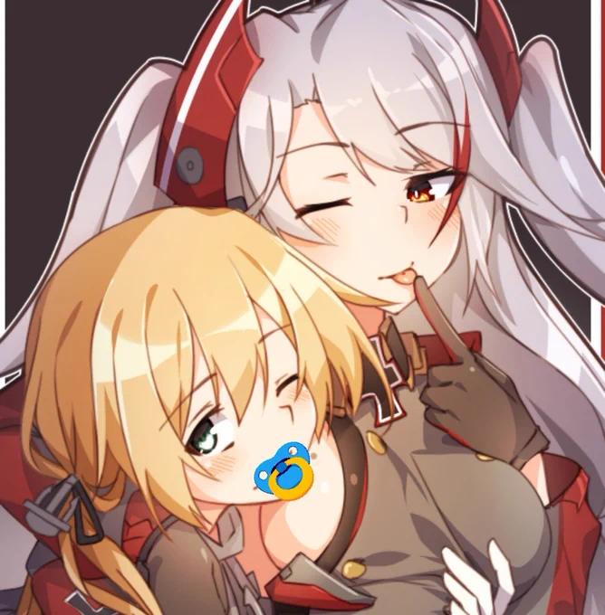 #描いた絵におしゃぶりをつけさせる 