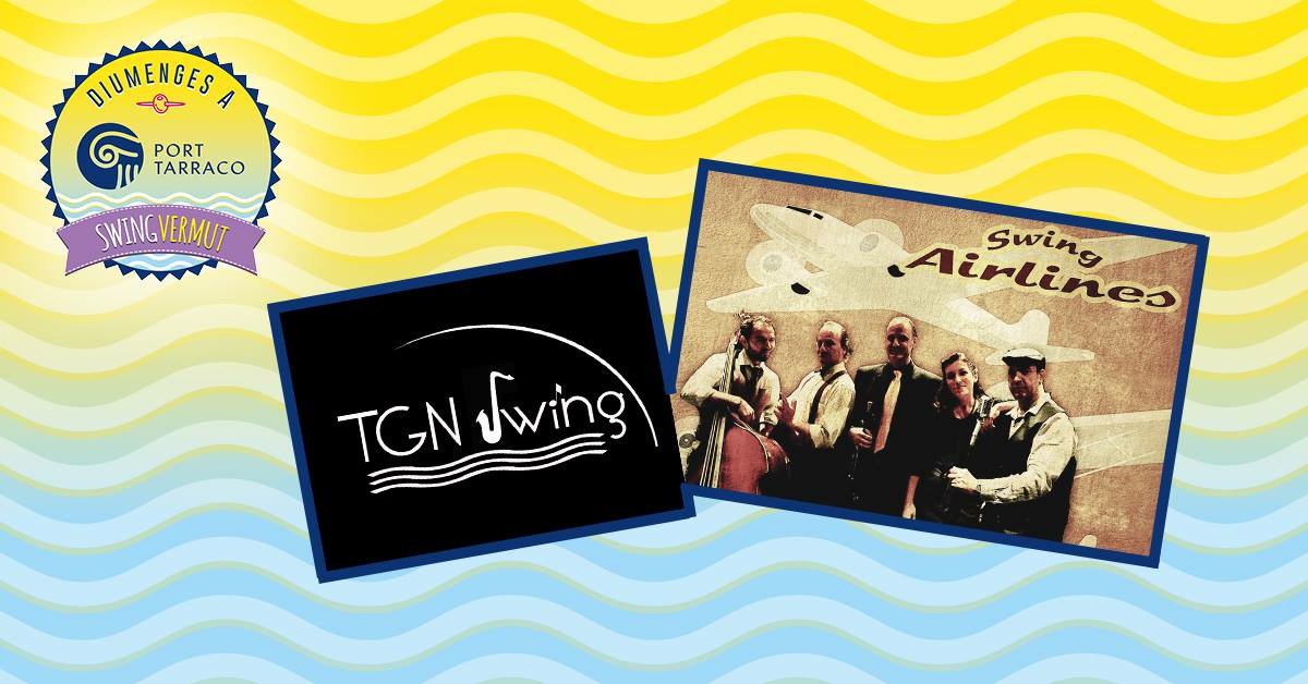 💃🏻 El #SwingVermut que no es va celebrar el passat 6 de maig a causa de la pluja s’ha programat per aquest dissabte al <a href="/Port_Tarraco/">Port Tarraco Marina</a>
#SunsetFestival (12 h). Hi haurà una classe oberta i, tot seguit, un concert amb #SwingAirlines ow.ly/TOrJ30k6CeL