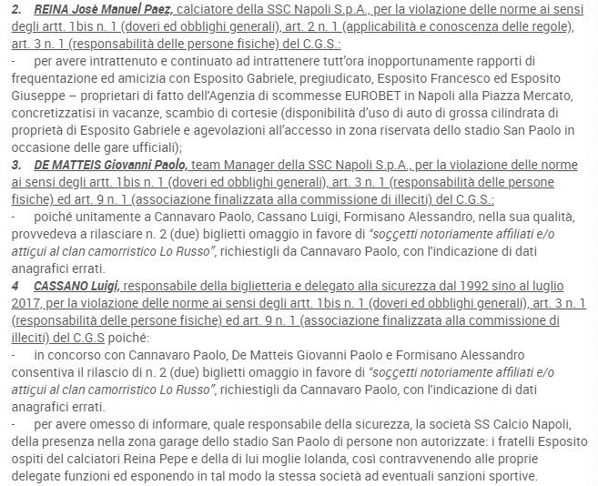 _s_U_r_f_E_r_'s tweet photo. @CozzolinoSalvo (Gli onesti morali) Indagine #DDA di #Napoli: la Procura Federale deferisce #Reina, Paolo #Cannavaro ed #Aronica. #Deferiti Napoli, #Sassuolo e #Palermo
©️#FIGC https://t.co/8ElbNj0uQU
