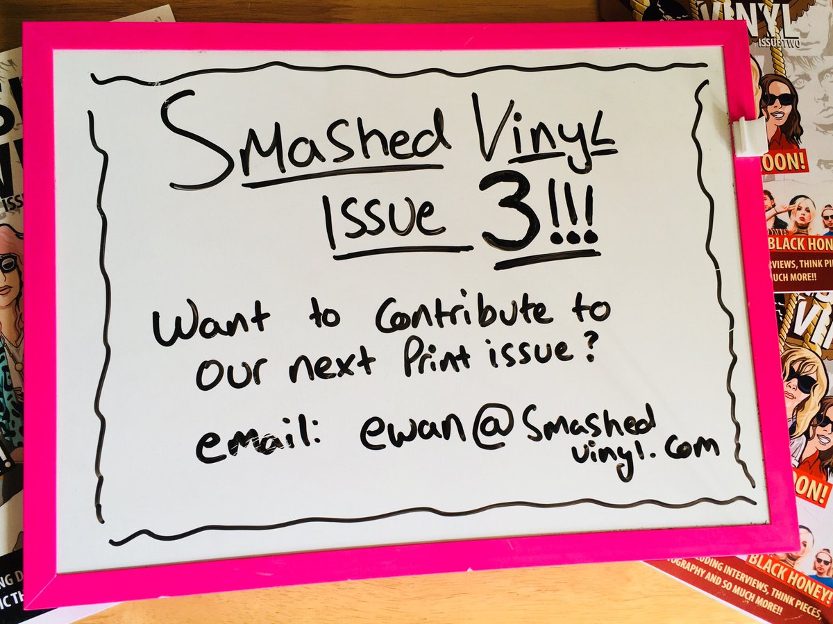 We are currently looking for new contributors to be involved in our third print issue!

If you’re passionate about music and culture, you have what we are looking for. For more information and to pitch ideas ideas email ewan@smashedvinyl.com

Love the SV Team xxx