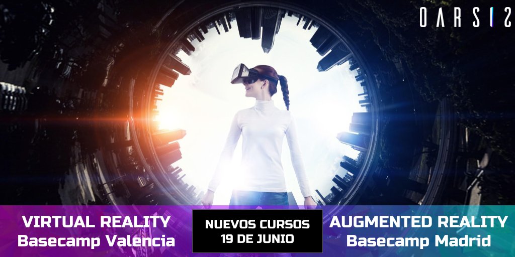 oarsisxr's tweet image. ¿Quieres aprovechar a tope el verano? ¿entrar en la industria de la VR/AR? ¡Empezamos nuevos cursos el 19 de junio!
Curso de Realidad Virtual con Unreal Engine en Valencia
Curso de Realidad Aumentada con ARKit en Madrid
6 semanas, 75% práctico!
Más info: buff.ly/2qZnMAn