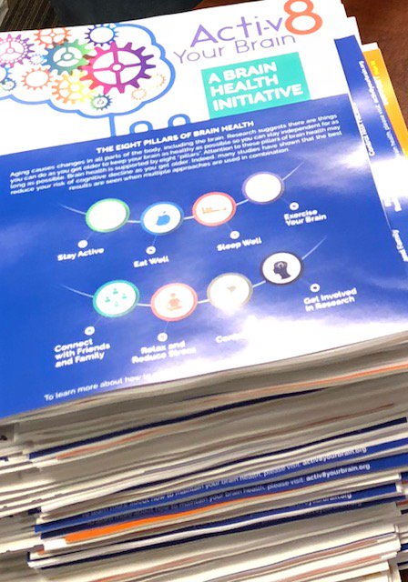 Acti_v8YB's tweet photo. #ClinicalTrialsDay2018 #A8YB Materials ready to hand out! There's still time, the @RNAResearch_NC event lasts until 4pm today! @RaleighNews @raleighncbuzz @RaleighReporter @WRAL @ABC11_WTVD @newsobserver https://t.co/HB2Lkb1NJP https://t.co/qShEJqBPkk