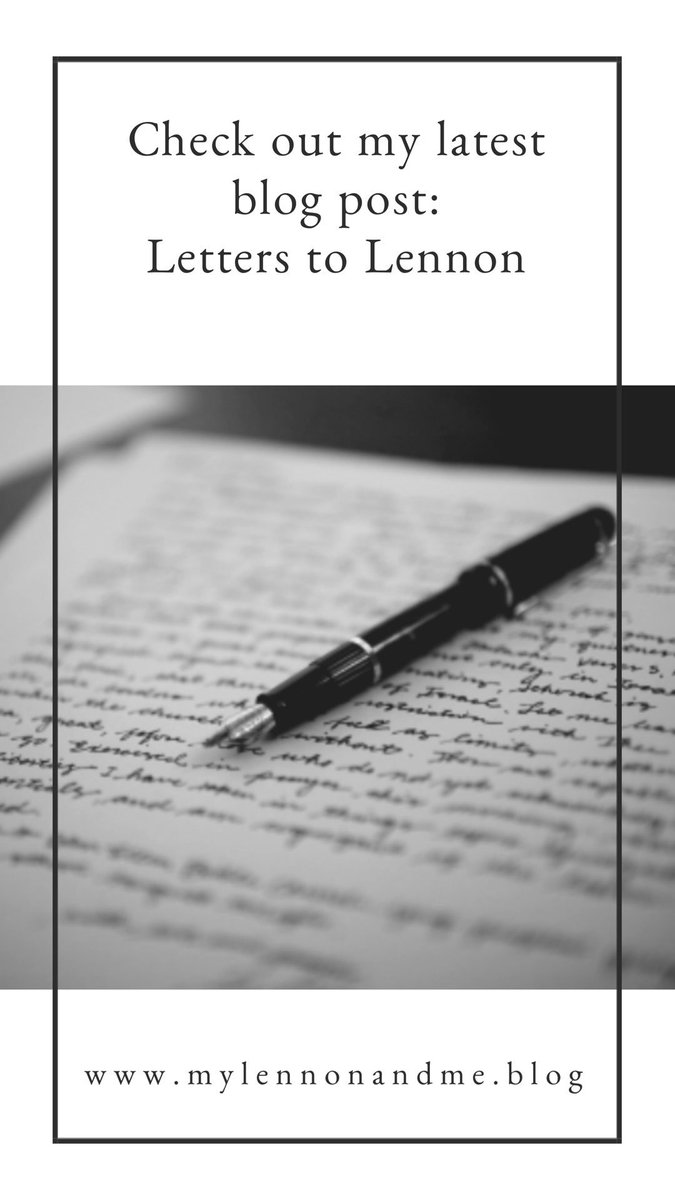 mylennonandme.blog/2018/05/21/let… #babyblog #mumblog #motherhood #blogging #newpost #letterstolennon
